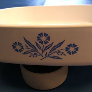 Vintage Corning Ware 10 X 10 X2 inches baking dish Corn Flower Blue Cottagecore